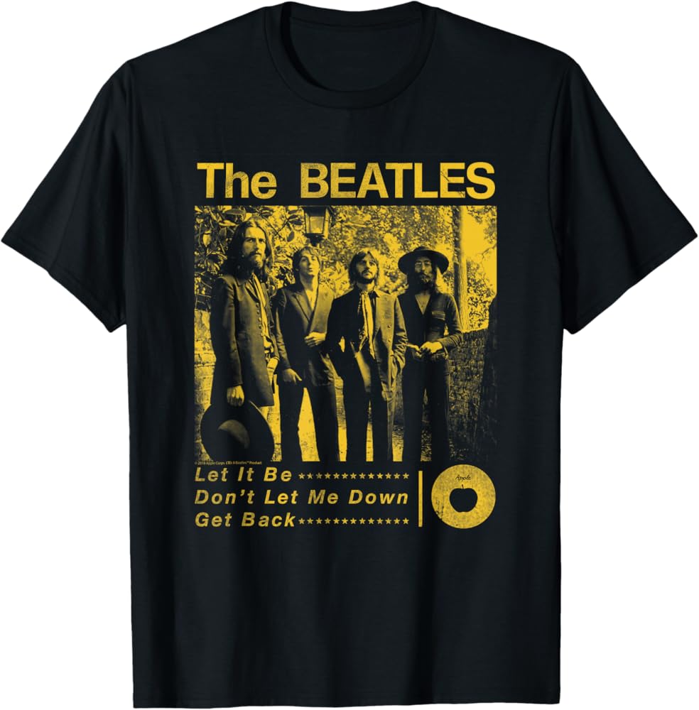 Amazon.com: The Beatles Garden T-Shirt : Clothing, Shoes & Jewelry